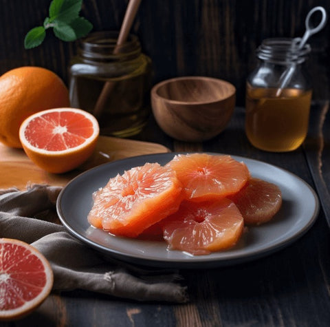 Pamplemousse saisi au Sirop d'Érable et au Gingembre