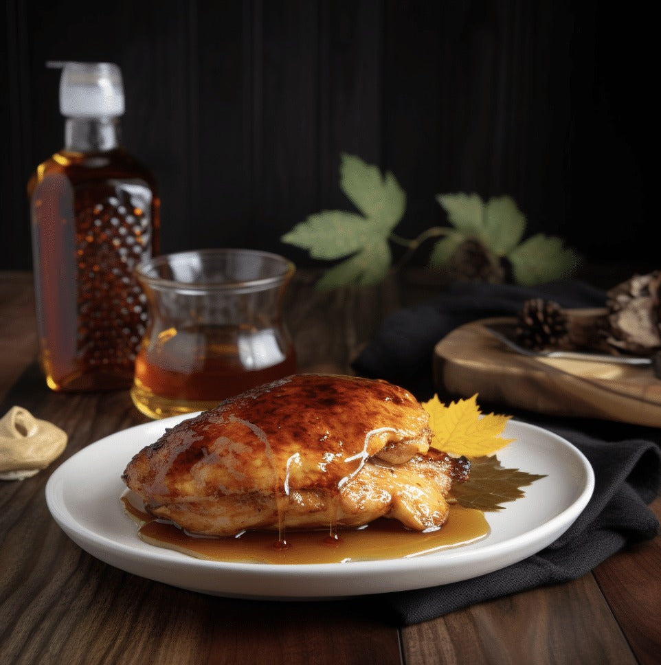 Maple Syrup Glazed Chicken Les couleurs du Québec