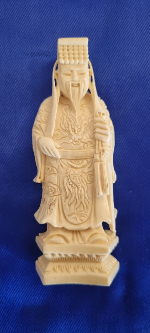 Jeu d'échec en ivoire et plateau en érable